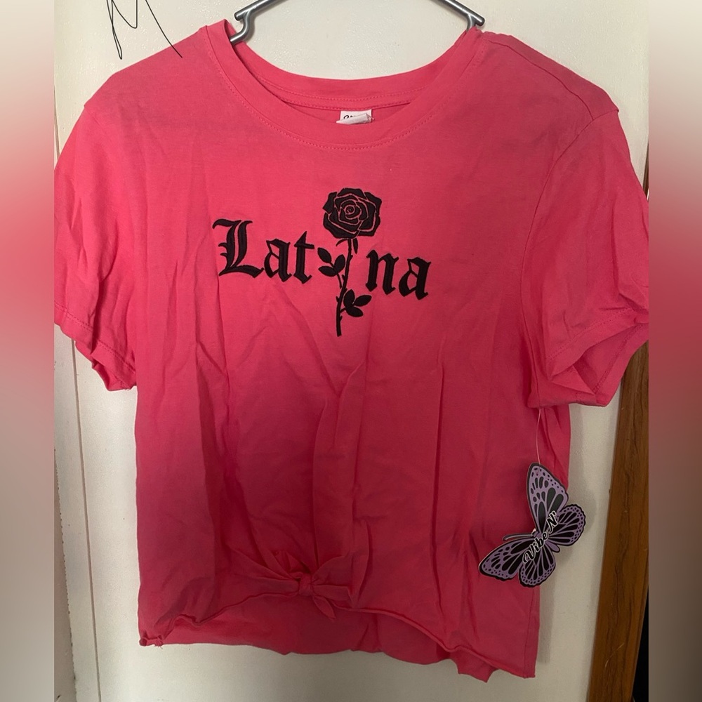 Dark pink shirt